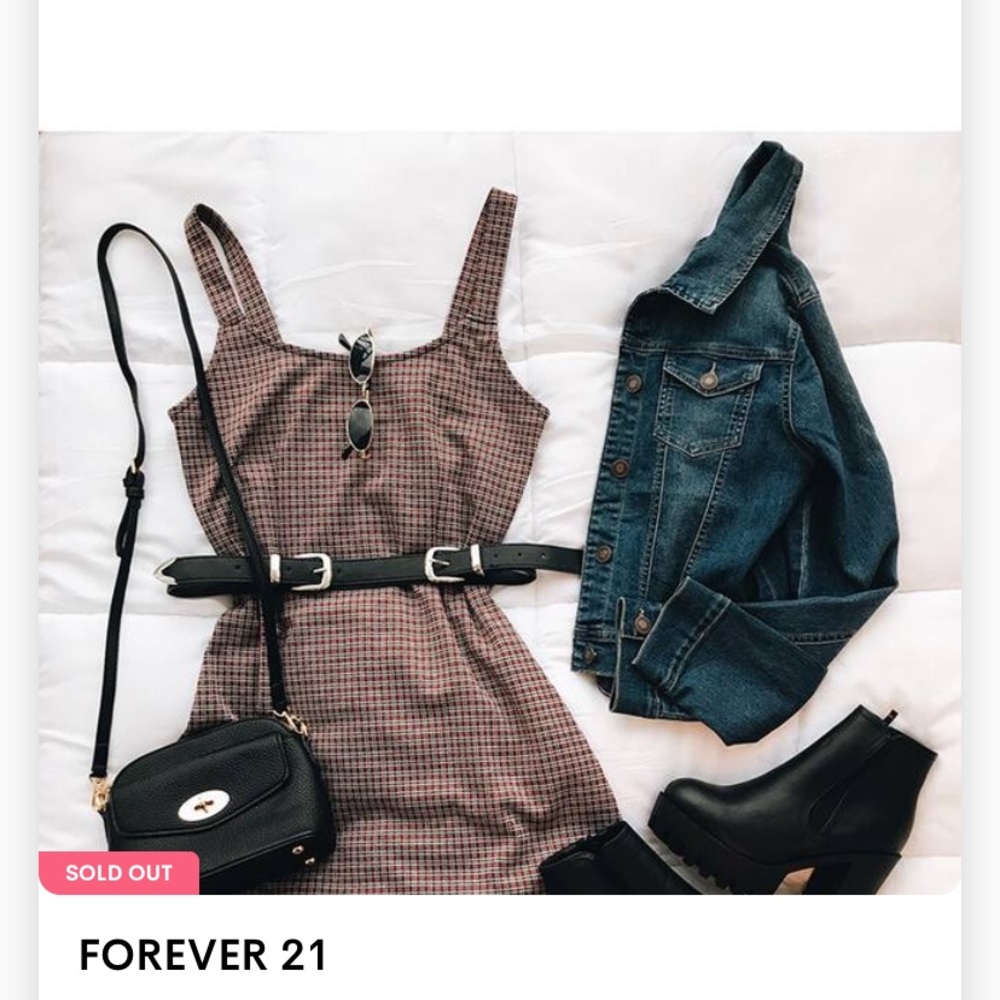 Houndstooth Mini Shift Dress